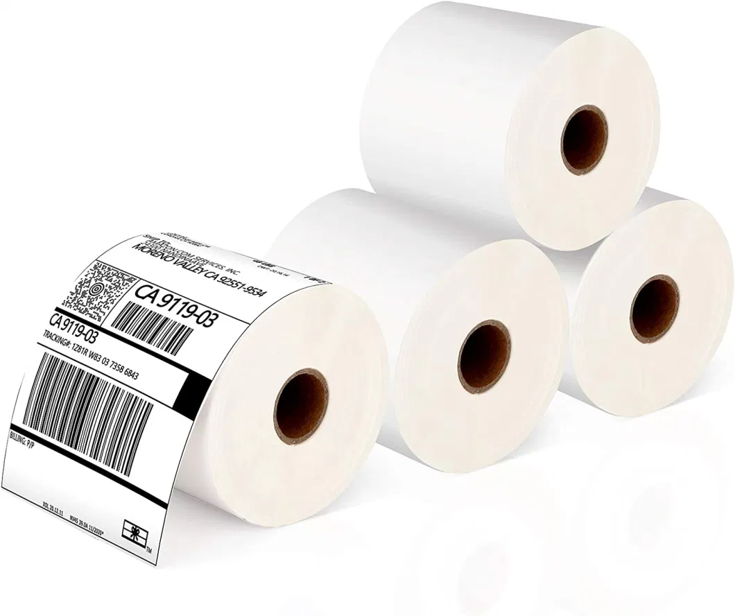 Label Termal Pelabelan Pengiriman Termal Ramah Lingkungan Jumbo Roll 70GSM 75GSM 2