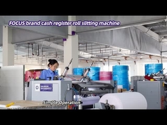 FOCUS merek kasir mesin pemotong roll 35-100m/min