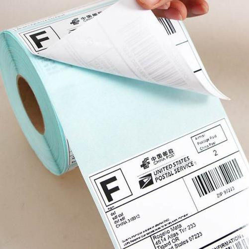 Adhesive FSC Direct Thermal Label Paper Roll For Gummed Paper
