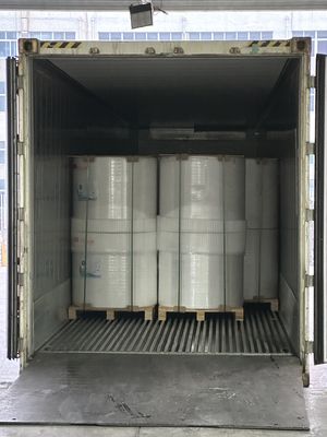 BPA Bebas Jual Murah 100% Pulp Kayu 48GSM 55GSM Hitam Gambar 2 1 4 150 Biru Hitam Imaging Termal Paper Rolls