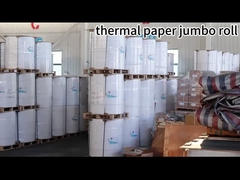 Gambar yang jelas Permukaan halus tinggi Jumbo Termal Paper Roll untuk Pos Register