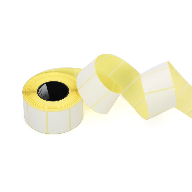 Glassine Paper Thermal Label Paper Roll For Thermo Label / Direct Self-adhesive Label Advantage Water And Oil Proof