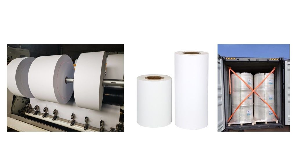 White A Grade Jumbo Thermal Paper Roll For Barcode Label