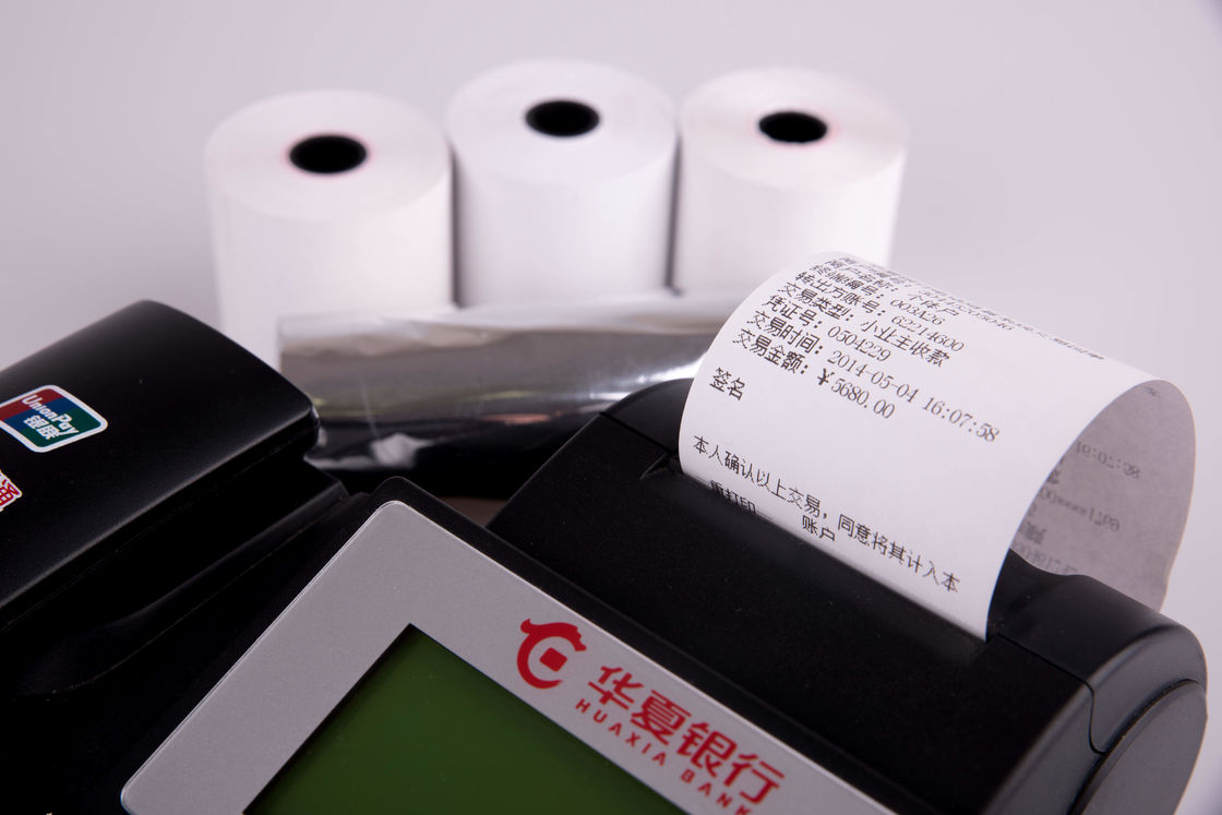 BPA Free Oil Resistant Jumbo Thermal Paper Roll with 5+ Years Image Life for POS Receipts