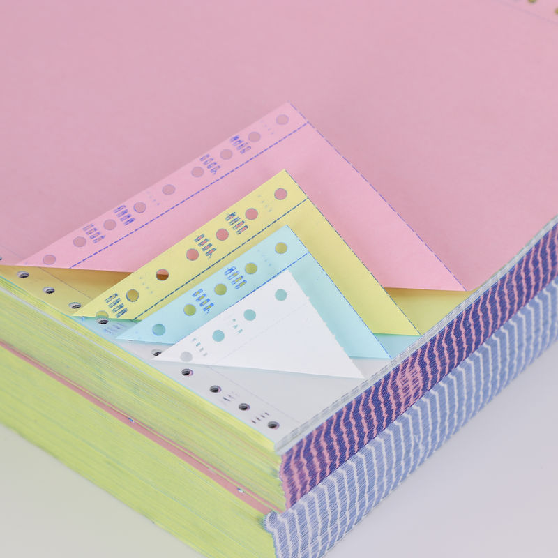 PREMIUM QUALITY Blue / Black Image Roll / Sheet NCR Paper Customized