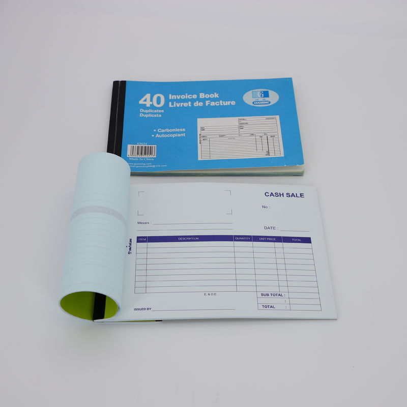 PREMIUM QUALITY Blue / Black Image Roll / Sheet NCR Paper Customized