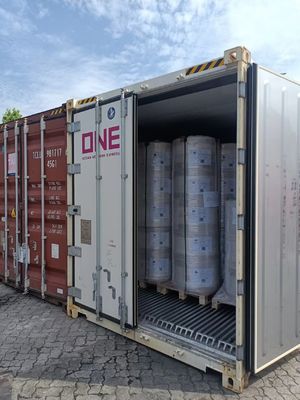 FOCUS MEREK Gambar Hitam Kertas Thermal Jumbo Roll Chinese Paper 80*60mm