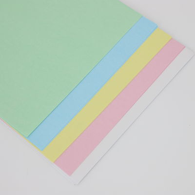 Black Image NCR Paper for Laser Printers Putih Pink Kuning Biru Hijau 43*61cm Carbonless Paper