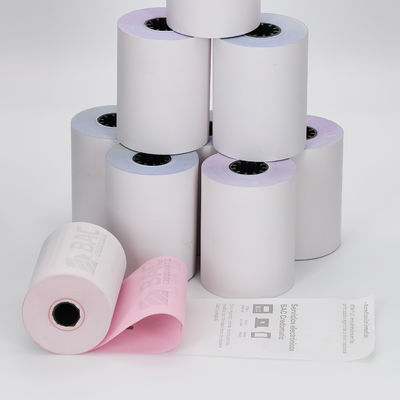 Panjang tahan lama 45/48/55/65gsm BPA Free Thermal Paper Jumbo Roll untuk halus dan pencetakan