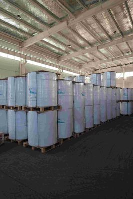 Black Image Thermal Label Paper Roll For Retail Logistics Healthcare Industries Bahan Sensitif Panas Lampu Glossy Finish